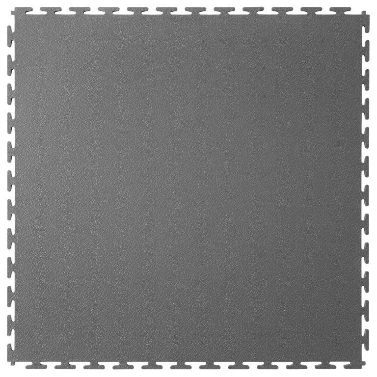 Loseta Ecotile E500 Lisa en color gris oscuro
