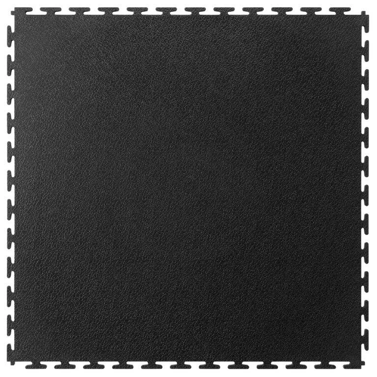 Loseta Ecotile E500 Lisa en color negro