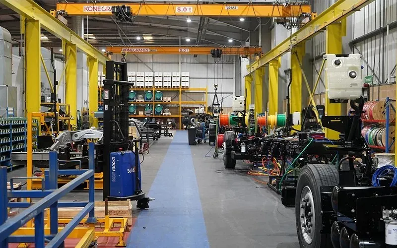 Piso Ecotile en plantas de producción e industria